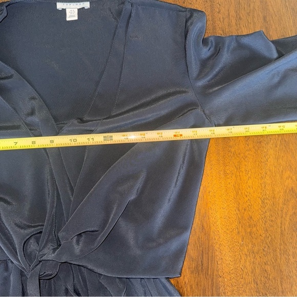 Topshop Women's Tiffany Knot Mini‎ Dress Black Size US 4 - Picture 4 of 5